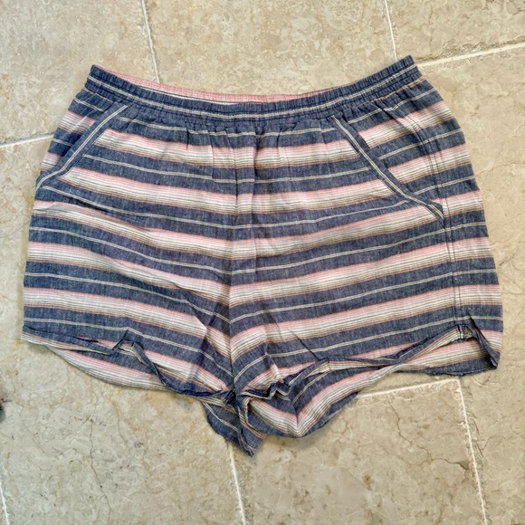 Anthropologie Green and Pink Shorts - Picture 5 of 8